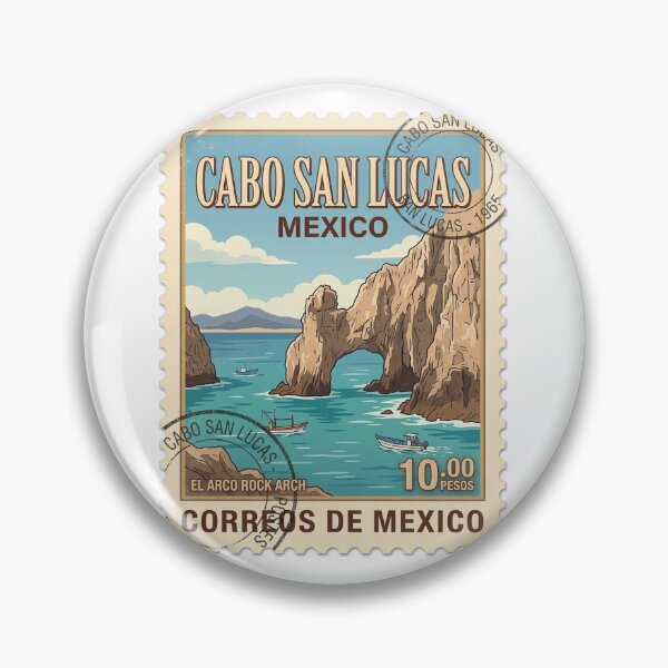 Item preview, Sello de viaje antiguo de Cabo San Lucas, México designed and sold by k3rstman1.
