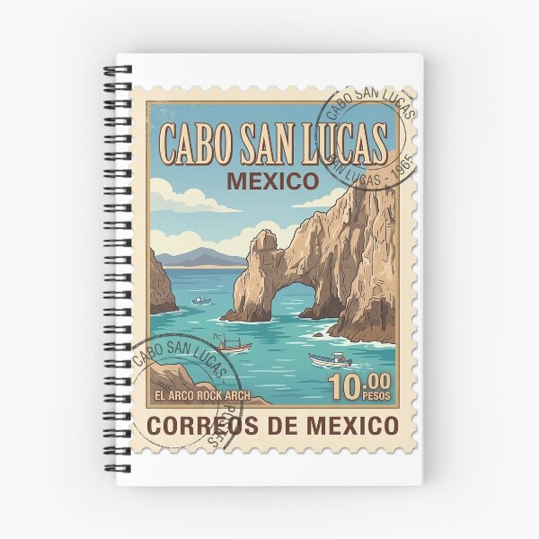 Item preview, Sello de viaje antiguo de Cabo San Lucas, México designed and sold by k3rstman1.