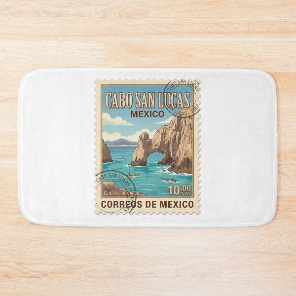 Item preview, Vintage Cabo San Lucas Mexico Travel Stamp designed and sold by k3rstman1.
