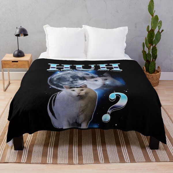 Item preview, Funny HUH Confused Cats Full Moon Space Art designed and sold by elderberry.