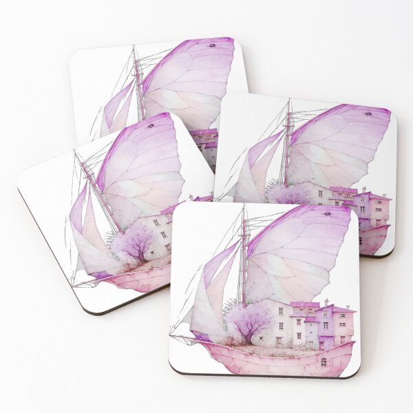 Item preview, Whimsical Butterfly Wing Sail Fantasy Village designed and sold by owpldh.