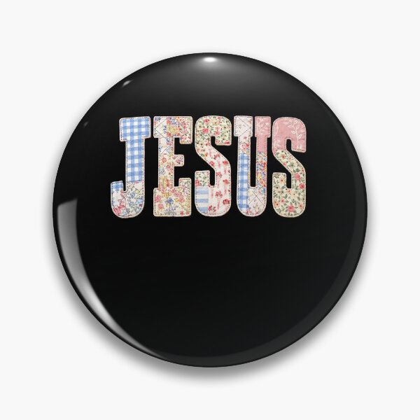 Artikelvorschau, Jesus Floral Patchwork Faith Letters entworfen und verkauft von elderberry.
