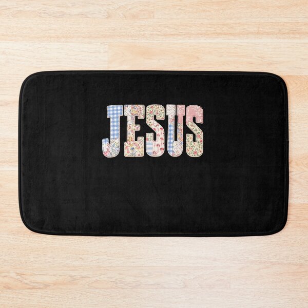 Artikelvorschau, Jesus Floral Patchwork Faith Letters entworfen und verkauft von elderberry.