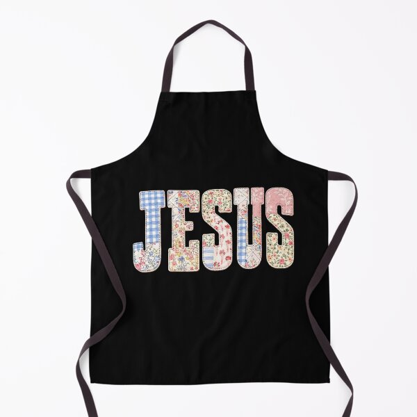 Item preview, Jesus Floral Patchwork Faith Letters designed and sold by elderberry.
