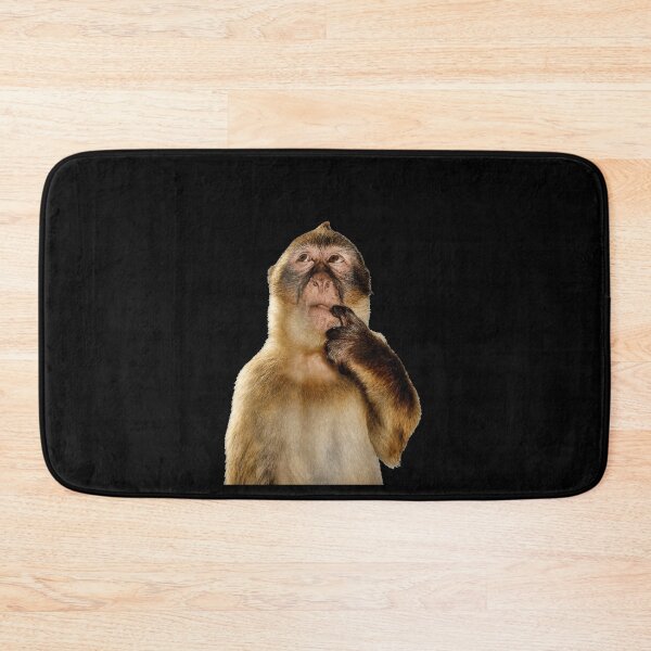 Item preview, Thoughtful Monkey With Curious Thinking Look designed and sold by elderberry.