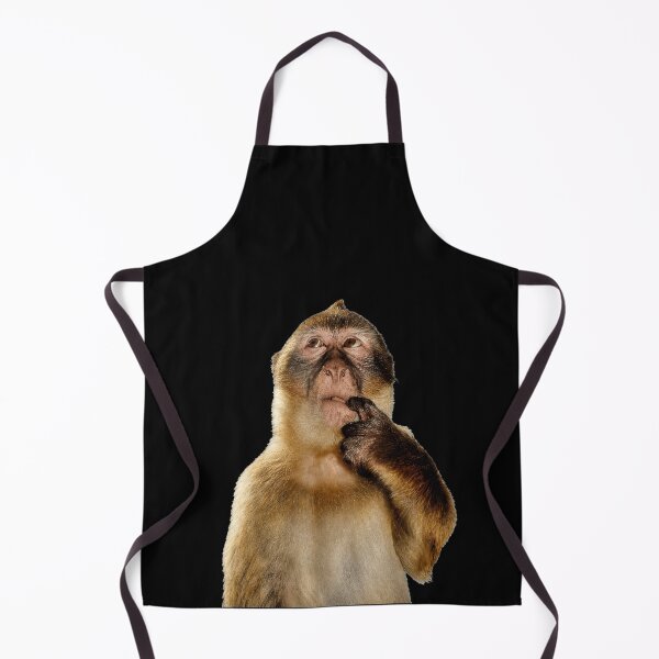 Item preview, Thoughtful Monkey With Curious Thinking Look designed and sold by elderberry.