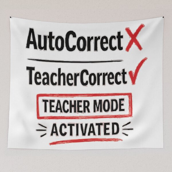 Item preview, AutoCorrect TeacherCorrect Funny Grammar Teacher T-Shirt designed and sold by Sunday.Supply.