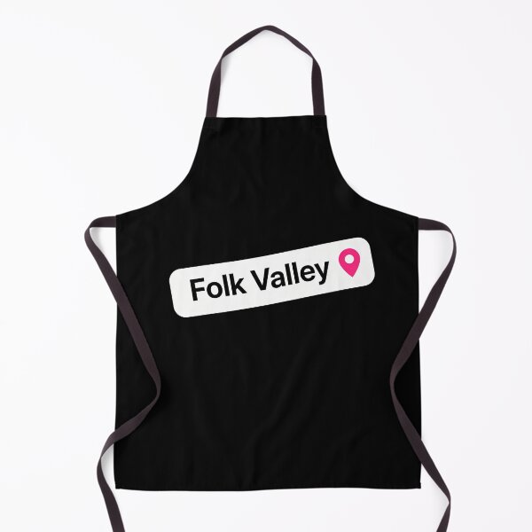 Item preview, Funny Folk Valley Meme Location Pin Travel Destination Art designed and sold by elderberry.