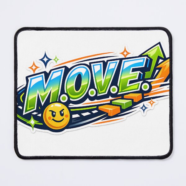 Item preview, Move Forward Motivational Graphic designed and sold by SurrealSproutz.