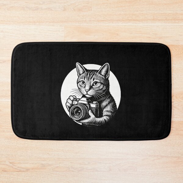 Item preview, Vintage Camera Cat Photographer designed and sold by elderberry.