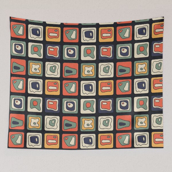 Item preview, Retro Squares Mid Century Modern designed and sold by artenvironments.