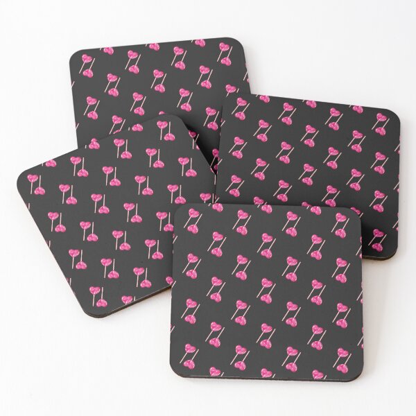 Item preview, Pink Heart Lollipop Candy Pattern designed and sold by Zaya_art.