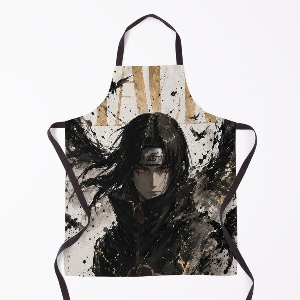 Item preview, Itachi | Silent Raven Shinobi – Dark Japanese Warrior with Crows | Ink Wash Anime Style Art designed and sold by Dyan4.