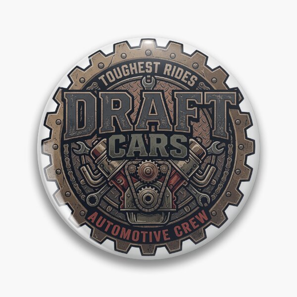 Item preview, Toughest Rides Automotive Crew Vintage Mechanic V-Engine Art designed and sold by rich-moda.