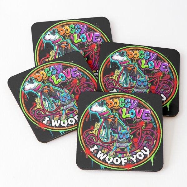 Item preview, I woof you, doggy lovers  designed and sold by BlockBoy-JD.
