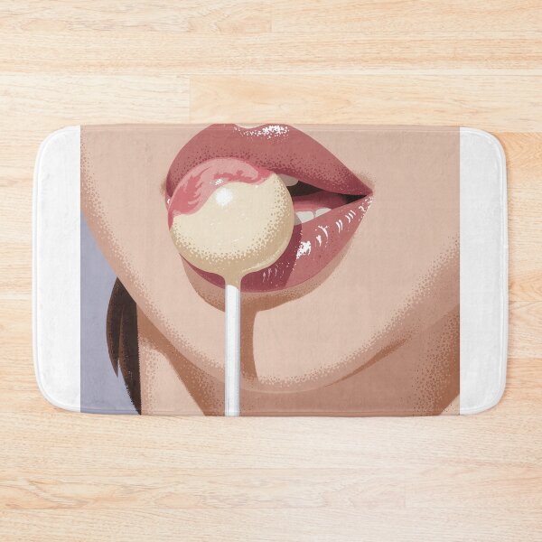 Item preview, Woman Lips with Lollipop designed and sold by rymarenko.