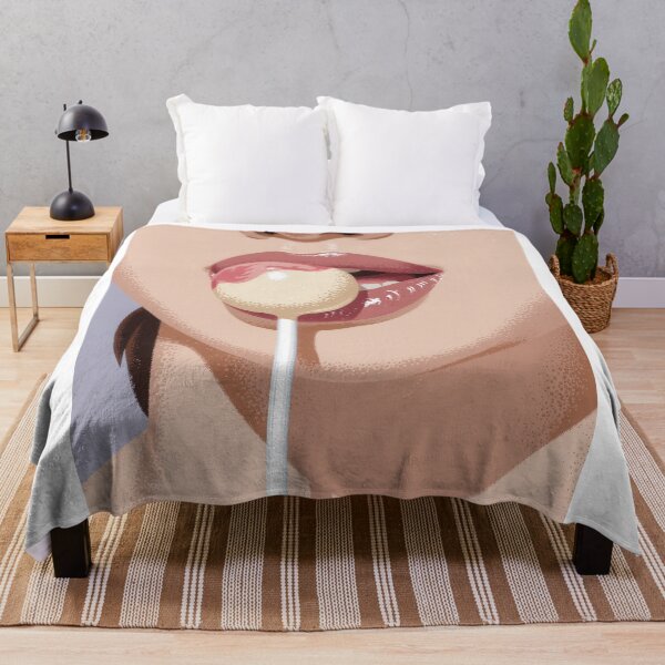 Item preview, Woman Lips with Lollipop designed and sold by rymarenko.