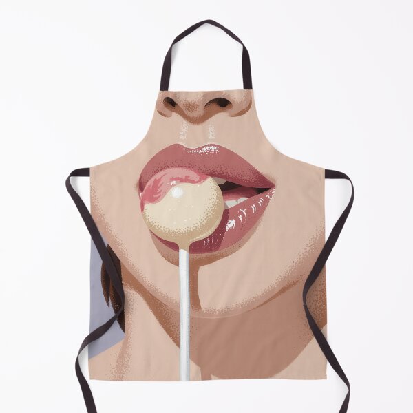 Item preview, Woman Lips with Lollipop designed and sold by rymarenko.