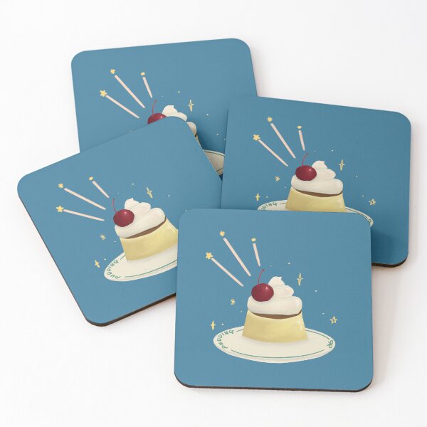 Item preview, Pudding — Blue Lemon Studio Original Illustration designed and sold by BluelemonStudio.