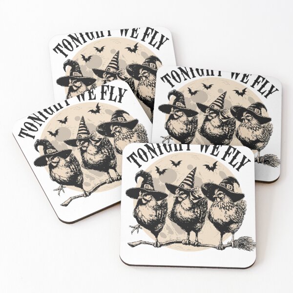 Item preview, Tonight We Fly Witch Chickens designed and sold by KireVeronica.