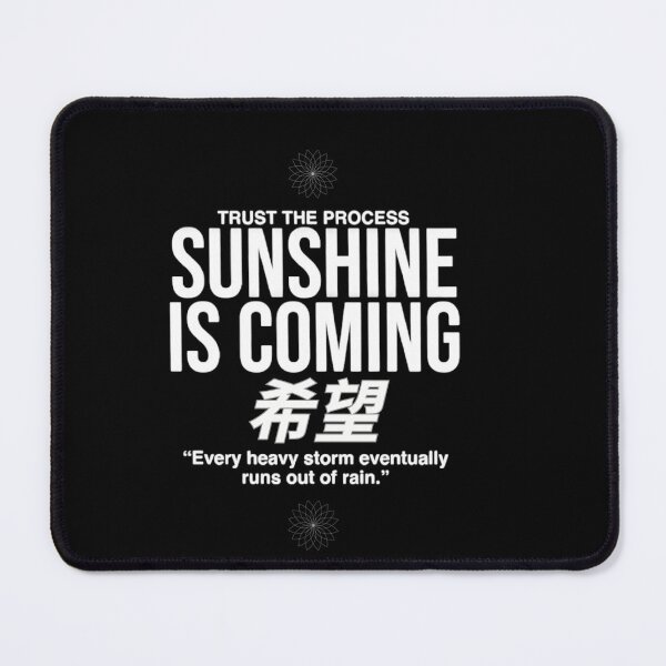 Item preview, Sunshine Is Coming Hope Aesthetic Streetwear Tee designed and sold by RajaArtDesign.