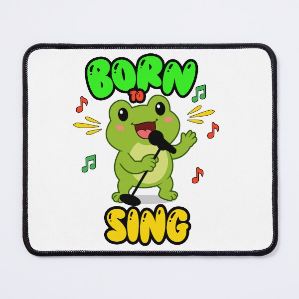 Item preview, Born To Sing Cute Frog | Kawaii Frog Singer Sticker | Funny Music Lover Gift designed and sold by bkeer abobkr.