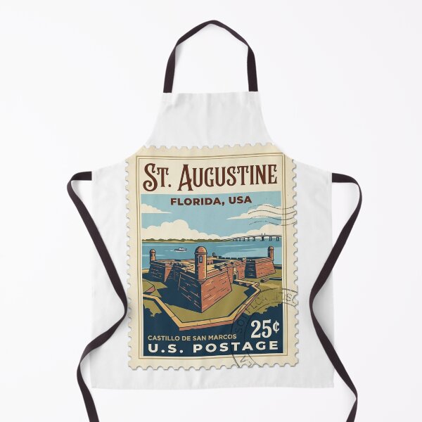 Item preview, Vintage Castillo De San Marcos Florida Travel Stamp designed and sold by k3rstman1.