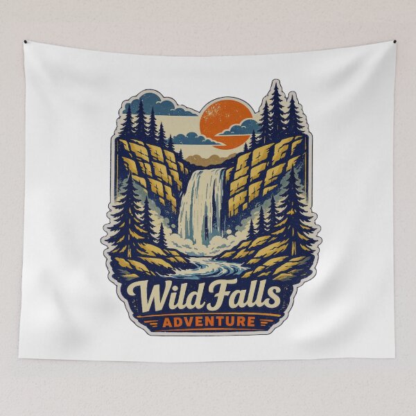 Item preview,  Wild Falls Adventure  designed and sold by GabeMountainArt.