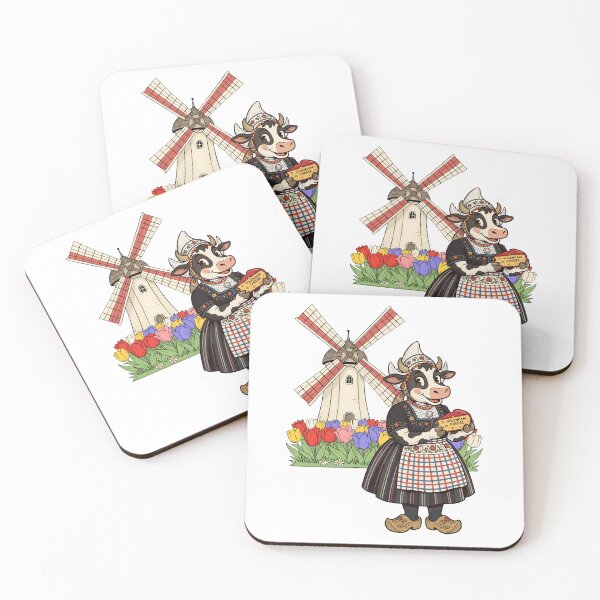 Item preview, Cow Selling Dutch Cheese Cartoon 2 designed and sold by Museum Of Non-Existing Art.