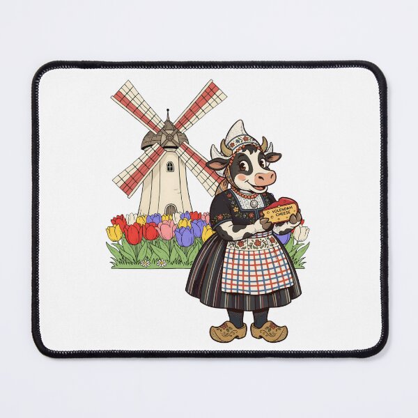 Item preview, Cow Selling Dutch Cheese Cartoon 2 designed and sold by Museum Of Non-Existing Art.