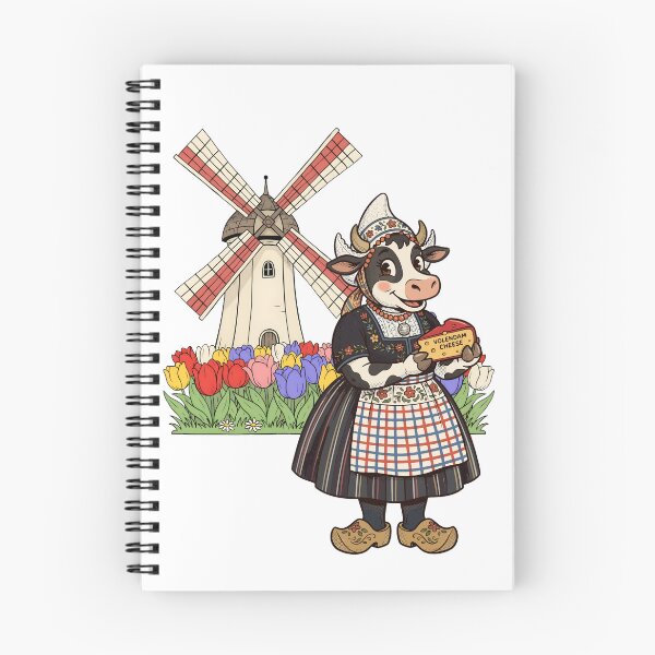 Item preview, Cow Selling Dutch Cheese Cartoon 2 designed and sold by Museum Of Non-Existing Art.