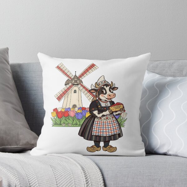 Item preview, Cow Selling Dutch Cheese Cartoon 2 designed and sold by Museum Of Non-Existing Art.