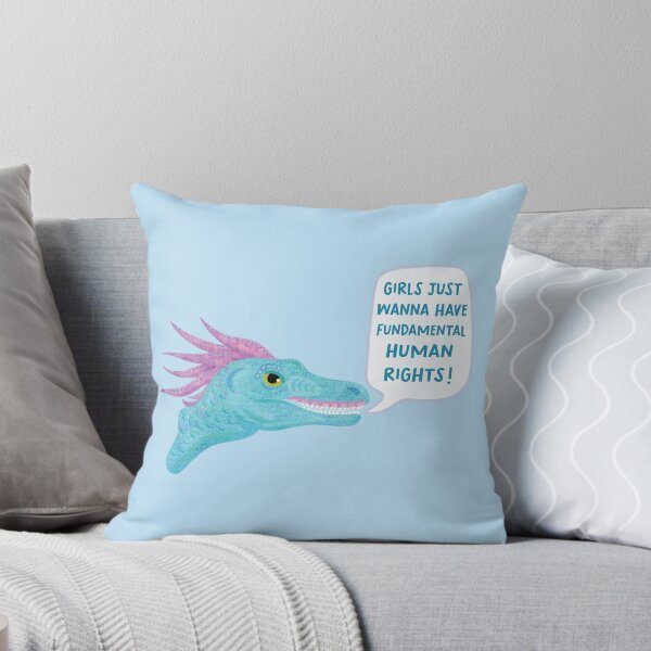 Item preview, Feminist Velociraptor designed and sold by JasperAndPudArt.