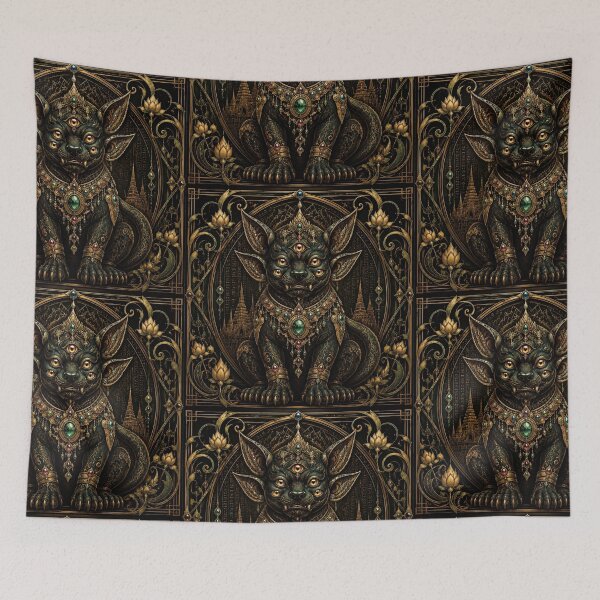 Item preview, Four Ears Five Eyes - The Lanna Guardian designed and sold by Adisak-designs.