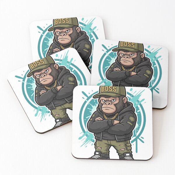 Item preview, Boss Gorilla Streetwear Street King designed and sold by WearTheVibe Store.