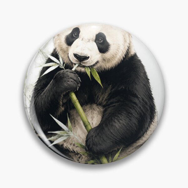 Item preview, Panda Eating Bamboo Watercolor Art designed and sold by Arts Design 15.