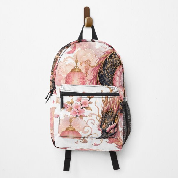 Item preview, Pink Dragon Cherry Blossom Chinoiserie designed and sold by MWprint.