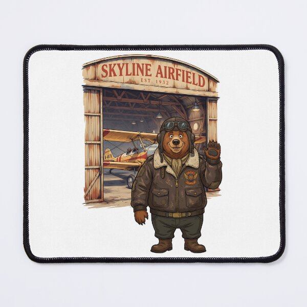 Item preview, Bear Pilot Cartoon 2 designed and sold by Museum Of Non-Existing Art.