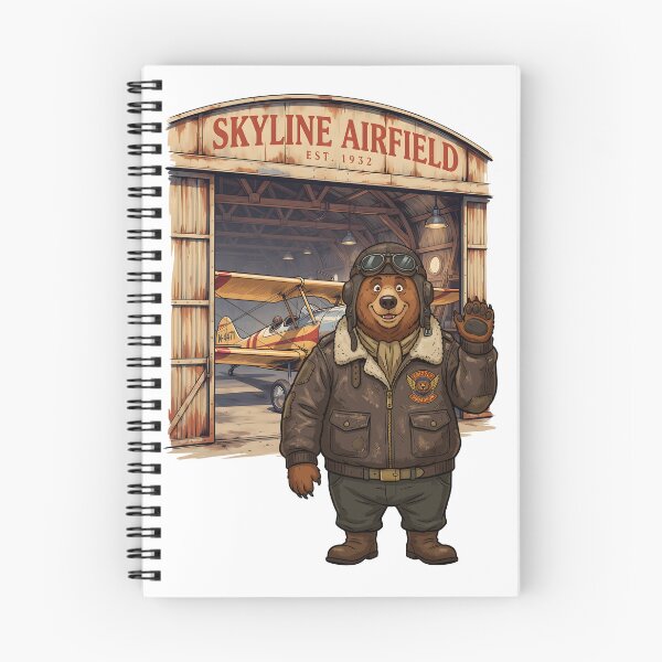 Item preview, Bear Pilot Cartoon 2 designed and sold by Museum Of Non-Existing Art.