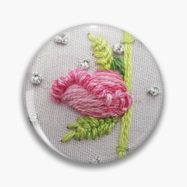 Item preview, Embroidered Roses designed and sold by LyLauDesign.