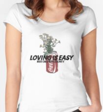 Rex Orange County Loving Is Easy Women's Fitted Scoop T-Shirt