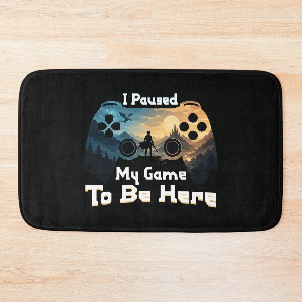 Item preview, I Paused My Game To Be Here | Funny Gamer T-Shirt | Gaming Meme Design designed and sold by BongLines.