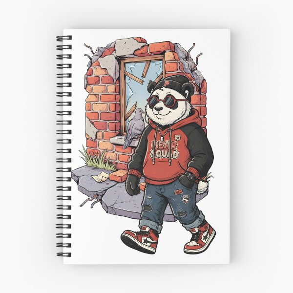 Item preview, Streetwise Panda Bear Cartoon 2 designed and sold by Museum Of Non-Existing Art.