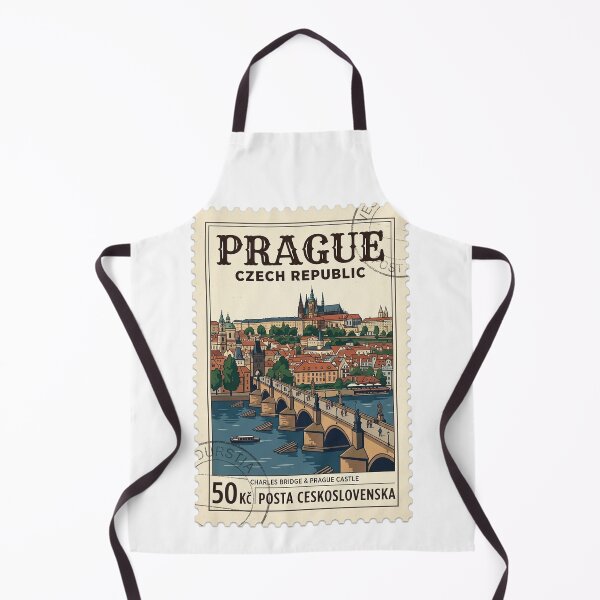 Item preview, Prague Charles Bridge Vintage Travel Stamp designed and sold by k3rstman1.