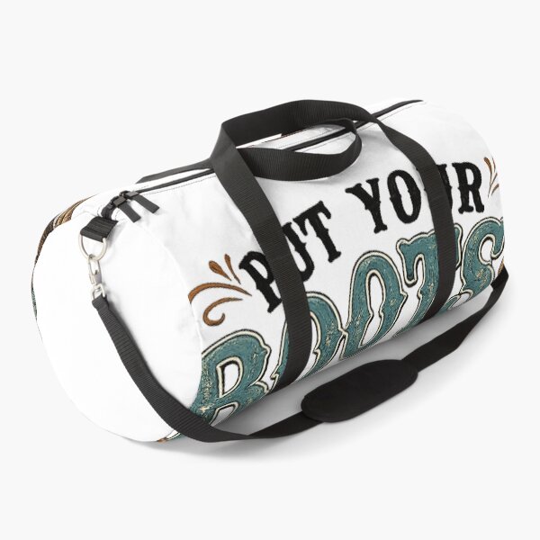 Item preview, Boots First, Questions Later – Funny Western Cowboy Boots Vintage Design designed and sold by CreativeNest Prints.