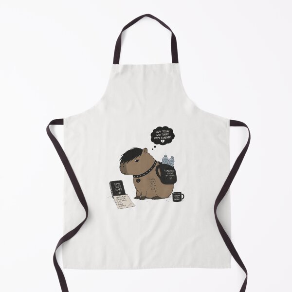 Item preview, EMO Capybara Art designed and sold by Planetporridge.