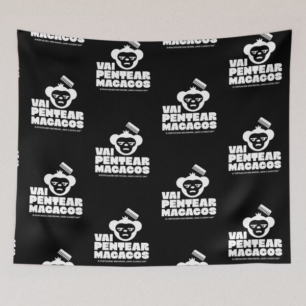 Item preview, "VAI PENTEAR MACACOS" designed and sold by NoonaluDesigns.