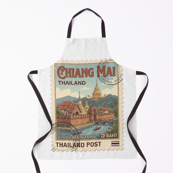 Item preview, Chiang Mai Old City Doi Suthep Travel Stamp designed and sold by k3rstman1.