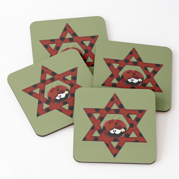 Item preview, Jewish Ladybug Star of David designed and sold by HolidayBug.