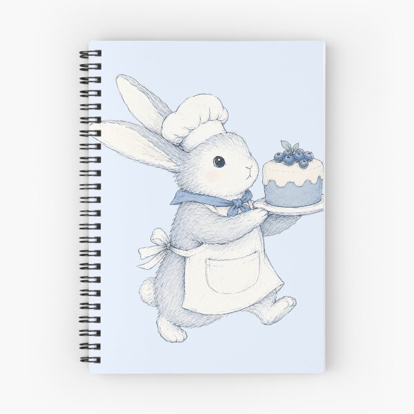 Item preview, Kitchen Decor Cute Baking Rabbit Illustration designed and sold by bosamji.